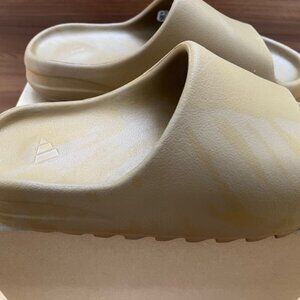 Brand New Adidas Yeezy Tan and Brown Slides